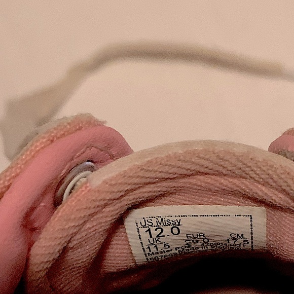 Pink Old Skool Vans Missy Size 12 - Picture 8 of 10